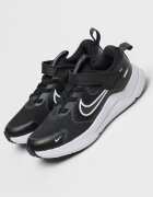 Nike Обувки за бягане Cosmic с велкро Черен/Бял