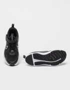 Nike Обувки за бягане Cosmic с велкро Черен/Бял