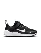Nike Омекотени обувки Revolution 7 за бягане с велкро Бял/Черен