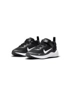 Nike Омекотени обувки Revolution 7 за бягане с велкро Бял/Черен