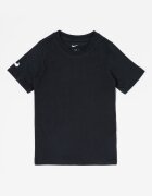 Nike Памучна футболна тениска Бял/Черен