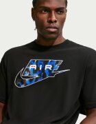 Nike Памучна тениска NSW TEE AIR с лого Черен