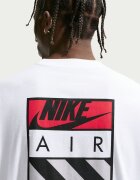 Nike Памучна тениска NSW TEE с лого на гърба Бял