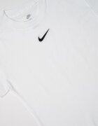 Nike Памучна тениска с лого Черен/Бял