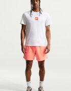 Nike Памучна тениска с овално деколте Бял