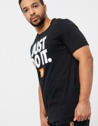 Nike Памучна тениска Sportswear с принт Черен