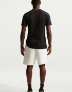 Nike Памучна тениска Swoosh с лого Черен/Жълт/Лавандула