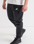 Nike Панталон Windrunner с цепки с цип на глезените Бял/Черен