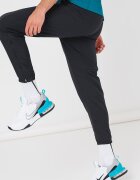Nike Панталон за бягане с Dri Fit Черен/Сребрист