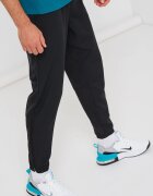 Nike Панталон за бягане с Dri Fit Черен/Сребрист