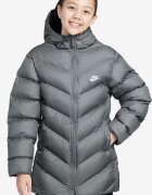 Nike Подплатено зимно яке с джобове Пепеляво сиво