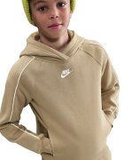 Nike Поларен спортен екип Club Бял/Камел