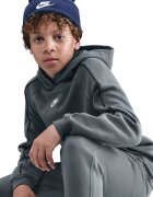 Nike Поларен спортен екип Club Бял/Светло сив