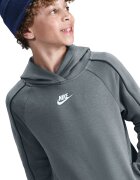 Nike Поларен спортен екип Club Бял/Светло сив