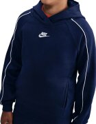 Nike Поларен спортен екип Club Бял/Тъмносин