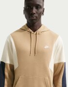 Nike Поларен спортен екип Club с цветен блок Бял/Светло бежово