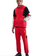Nike Поларен спортен екип Club с цветен блок Черен/Оранжев