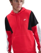 Nike Поларен спортен екип Club с цветен блок Черен/Оранжев
