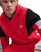 Nike Поларен спортен екип Club с цветен блок Черен/Оранжев