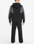 Nike Поларен спортен екип Club с цветен блок Черен/Tъмносив