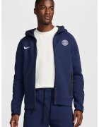 Nike Поларен суитшърт Paris Saint-Germain Tech - Бял/Тъмносин
