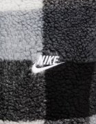 Nike Поларен суитшърт с къс цип и лого Прашно синьо/Избеляло черно/Бял