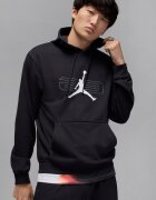 Nike Поларено баскетболно худи с лого Бял/Черен