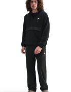 Nike Поларено худи Club с ръкави реглан Черен