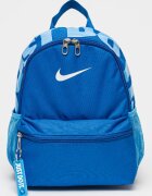 Nike Раница Brasilia с лого - 11 л Бял/Кралско Синьо