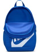 Nike Раница с лого и ненесер за моливи - 20 л Бял/Кралско Синьо