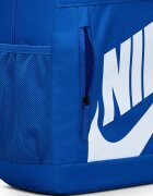 Nike Раница с лого и ненесер за моливи - 20 л Бял/Кралско Синьо