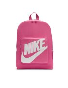 Nike Раница с преден джоб с цип Бял/Фуксия