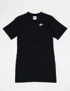 Nike Рокля тип тениска с лого Черен