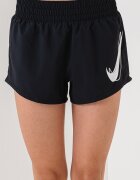 Nike Шорти за бягане One Dri Fit Бял/Черен