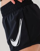 Nike Шорти за бягане One Dri Fit Бял/Черен