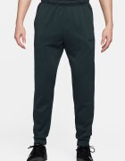 Nike Скосен фитнес панталон с лого Тъмнозелен
