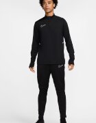 Nike Слим футболен панталон Черен/Мръснобял