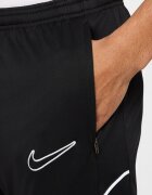 Nike Слим футболен панталон Черен/Мръснобял