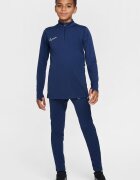 Nike Слим футболна блуза с лого Тъмносин/Мръснобял