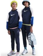 Nike Слим спортен екип с лого - Бял/Петролно синьо/Син