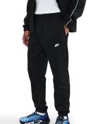 Nike Спортен екип Club с еластични подгъви Бял/Черен