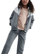 Nike Спортен екип с еластична талия Бял/Сив/Светло сив