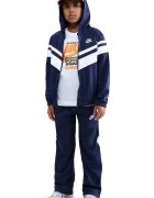 Nike Спортен екип с контрасти Бял/Тъмносин