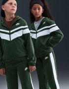 Nike Спортен екип с контрасти Бял/Зелен