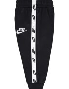 Nike Спортен екип с лого Черен/Бял