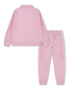 Nike Спортен екип с лого и цип Пастелнорозов/Бял