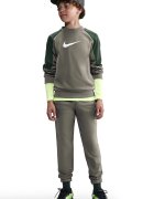 Nike Спортен екип с лого Каки/Бял