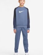 Nike Спортен екип с лого Прашно синьо