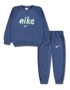 Nike Спортен екип с памук с лого Тъмносин/Бял