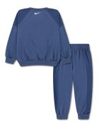 Nike Спортен екип с памук с лого Тъмносин/Бял